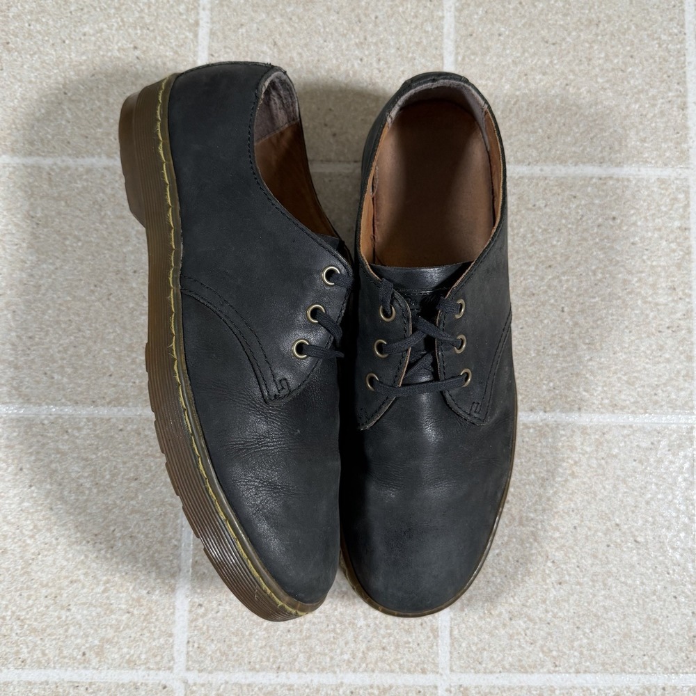 Dr. Martens Coronado Black Leather 3-Eye Oxford Shoes Mens 10